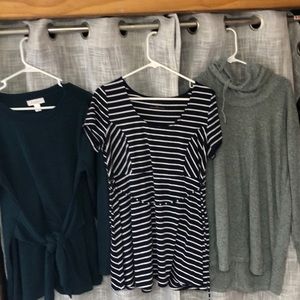Motherhood Maternity tops bundle